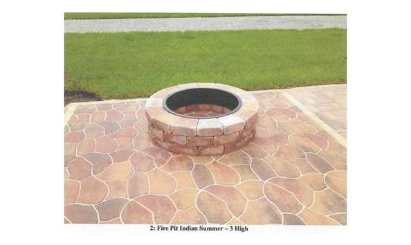 Big image big image flagstone pavers fire pit 2