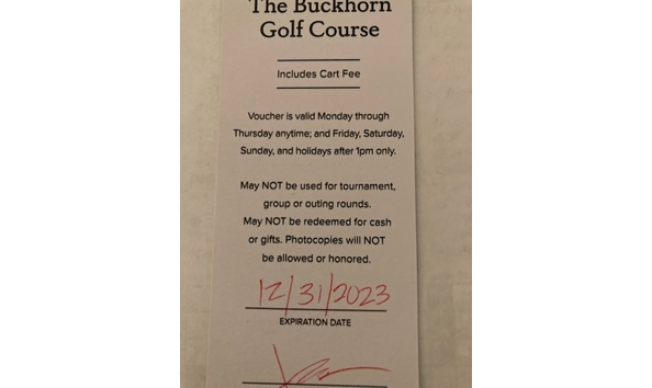 Big image buckhorn gc certificate