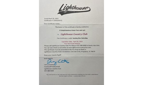 Big image the lighhouse certificate 1