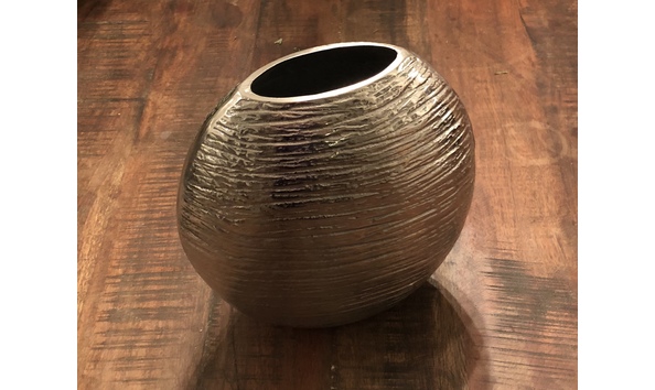 Big image silver vase