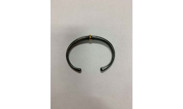 Big image j103 cho   sterling silver and black bracelet