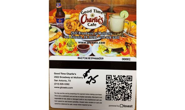 Big image good time charlie s card