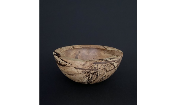 Big image w102 friend   spalted horse chestnut bowl 1