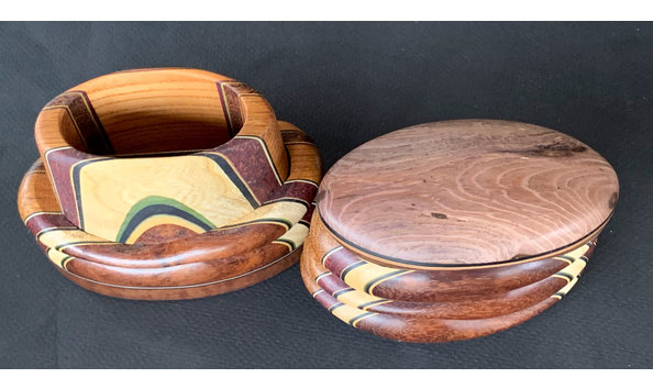 Big image w106 evans   inlaid wood box 4 open view 2 