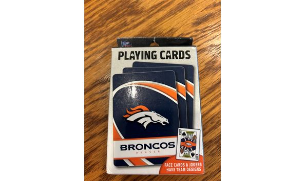 Big image palying cards   broncos