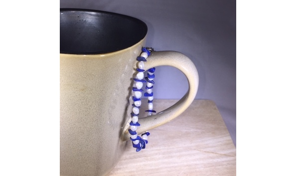 Big image lapis pearl bracelet 2