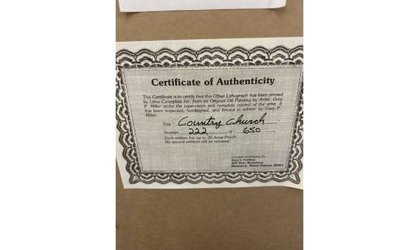 Big image chruch certificate