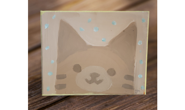 Big image happy cute kitty