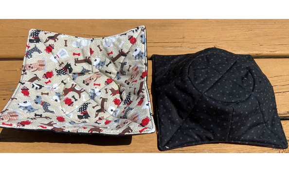 Big image beige polka dots