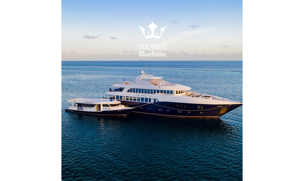 Big image blue force one boat dhoni logo