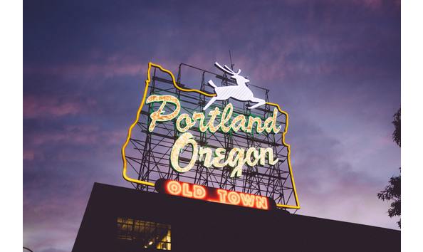 Big image portland old town stag sign