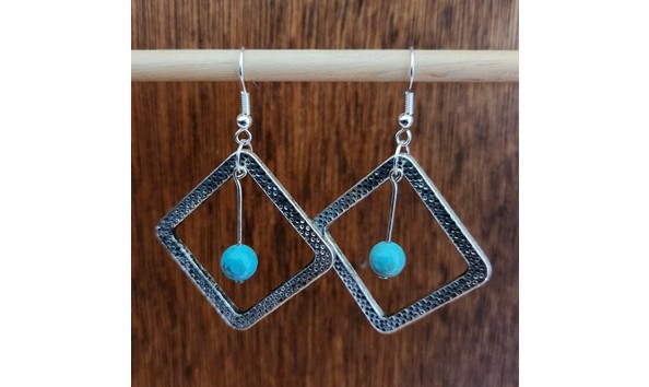 Big image blue earrings