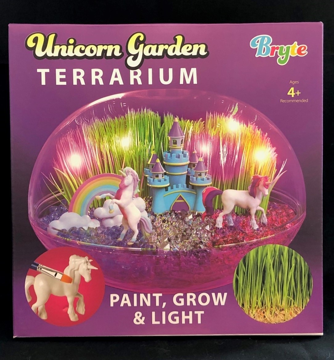 Unicorn Garden Terrarium & Water Bottle