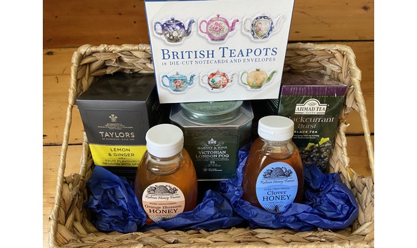 Big image clermont tea   honey basket