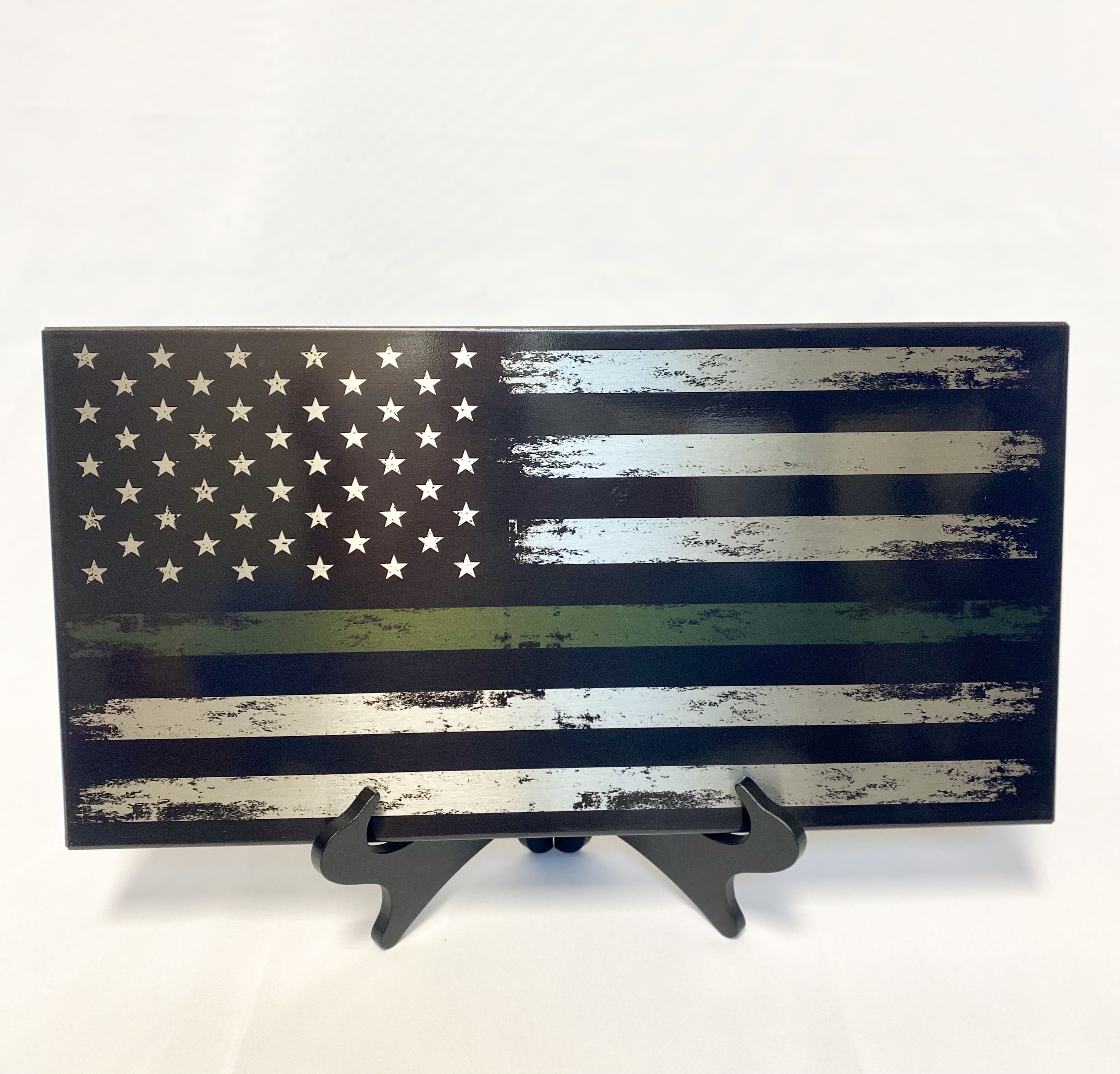 Metal Art of Wisconsin's Distressed UV Ink Steel Flag