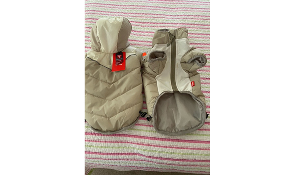 Big image fleece zippered hooded dog jackets   jennifer jablonski