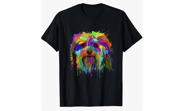Big image splash art havanese t shirt   jennifer jablonski