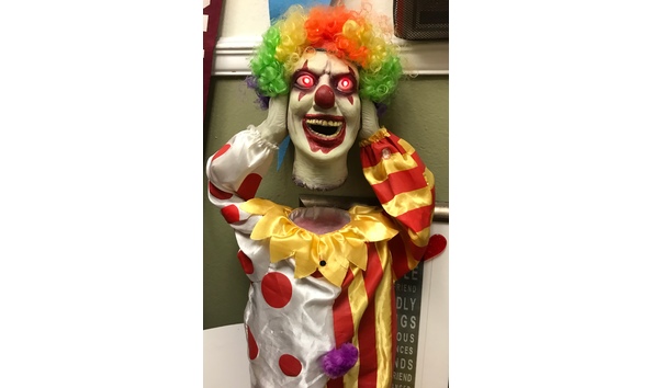 Big image logo creepy clown