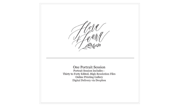 Big image flora fauna portrait session