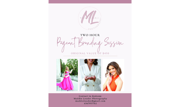 Big image pageant branding auction item