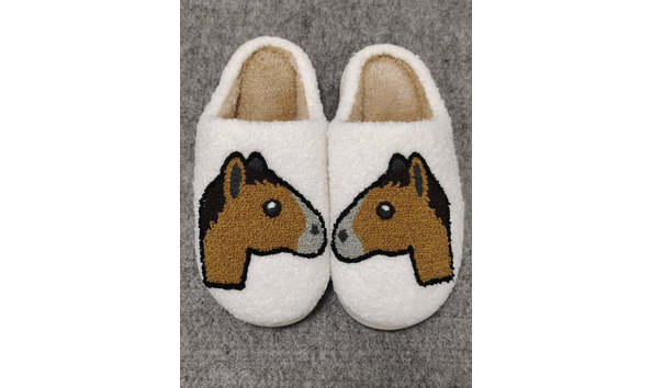 Big image horse head emoji slippers dreamers and schemers socks 29679273246807 720x