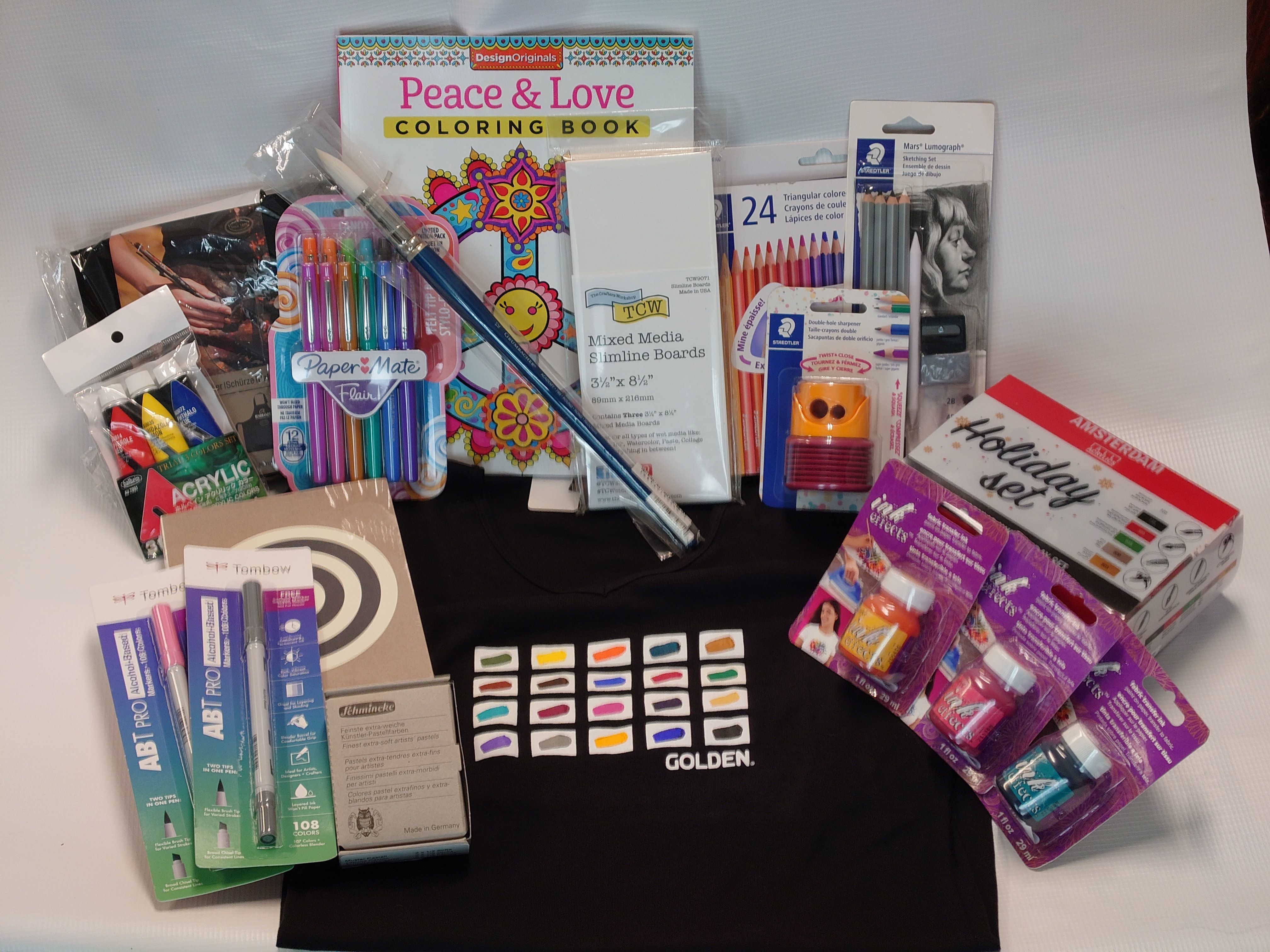 Kensington Art Supply Family Pack of 15 Assorted Items