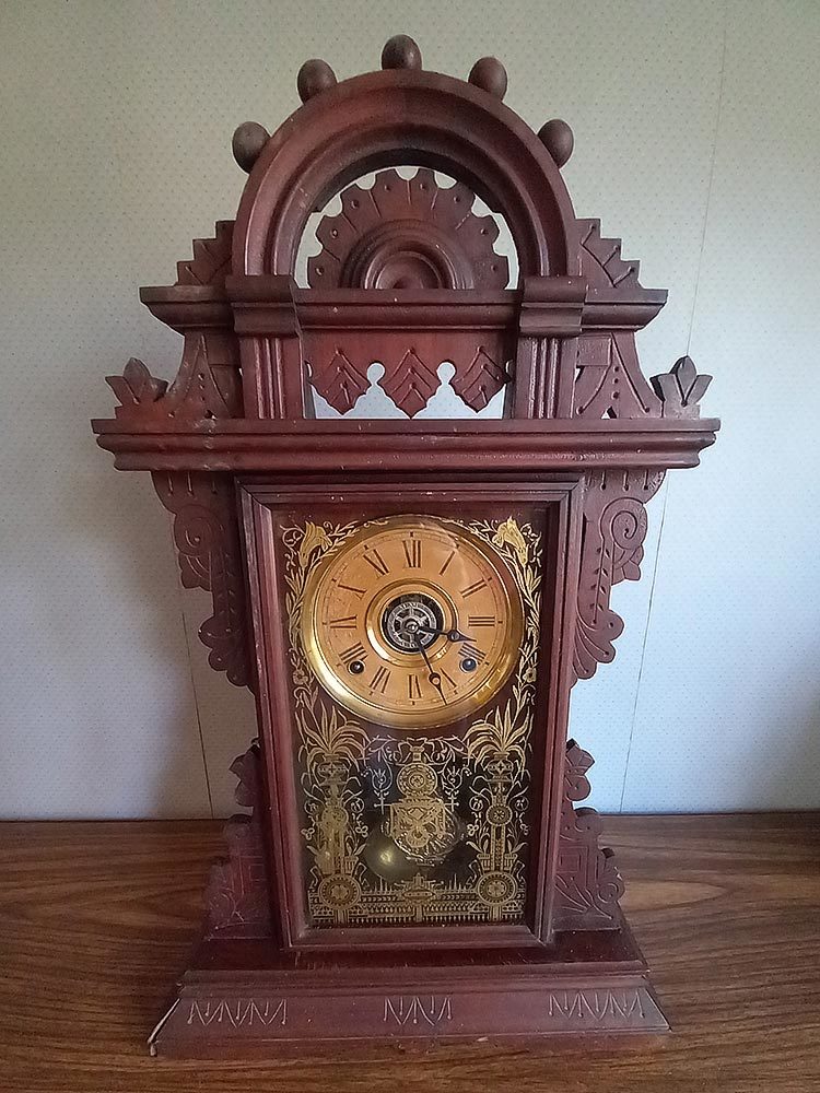 Antique Wood Clock