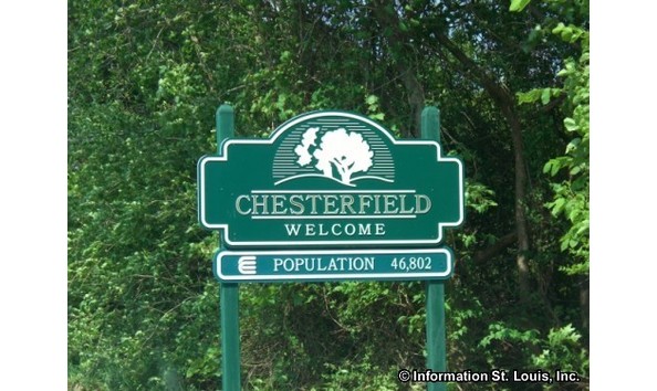 Big image chesterfield mo welcome sign 63017