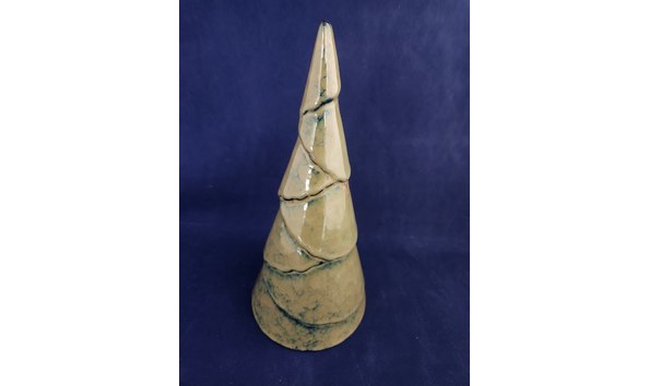 Big image green ceramic tree