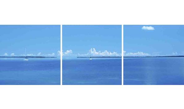 Big image tranquility bay tryptich