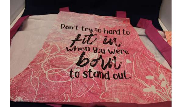 Big image dont try so hard to fit in apron