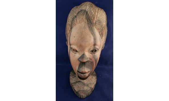 Big image bun woman two tone wood 2