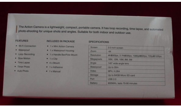 Big image 4 k action camera 2