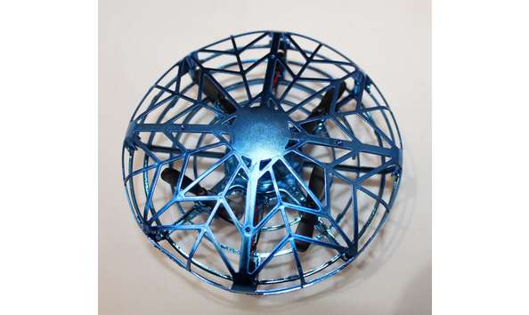 Big image blue flying ufo