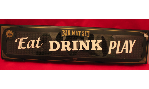 Big image bar mat set