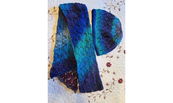 Big image wool cotton scarf hat