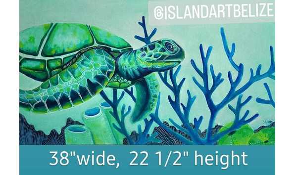 Big image turtle painting 