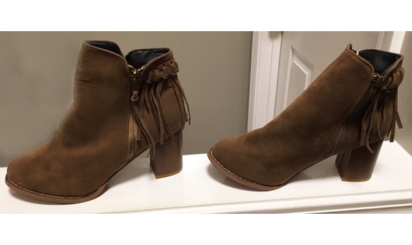 Big image brown suede boots