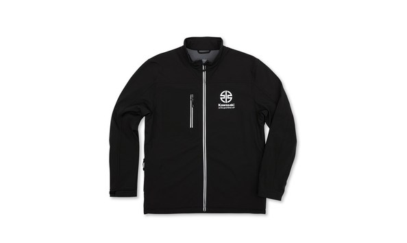 Big image men s kawasaki river mark softshell jacket   front