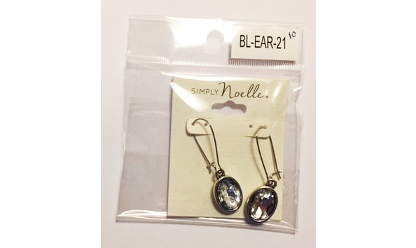 Big image simply noelle silver and clear earrings