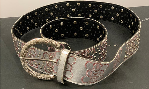 Big image 202307acc001   2  silver embroidered belt