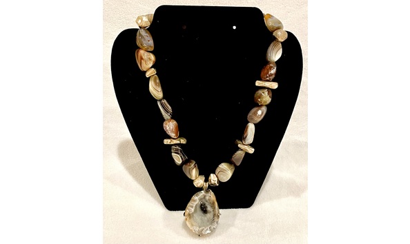 Big image geode necklace