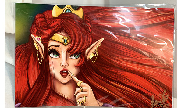 Big image 202211art036   red elf print