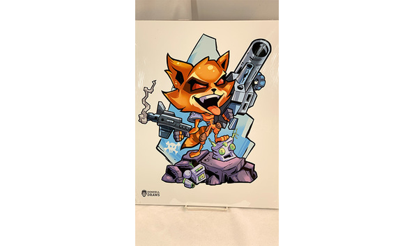 Big image 202211art041   rocket racoon print