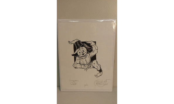 Big image 201810art014   wizard of oz squarecrow print