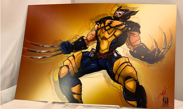 Big image 202212art005   x men wolverine print