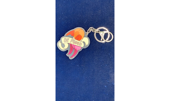 Big image 202208acc032   lesbian pride sloth keychain
