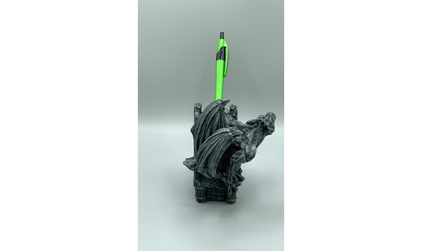 Big image 201810stat002 4   gargoyle pen holder 3
