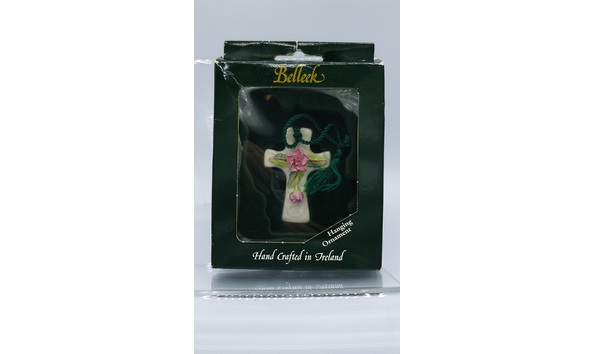 Big image 202009hol001   belleek porcelain cross ornament