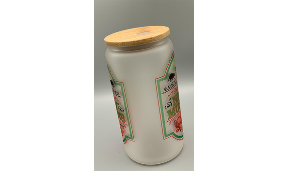 Big image 202211hware001 3   ninny muggins frosted glass with bamboo lid